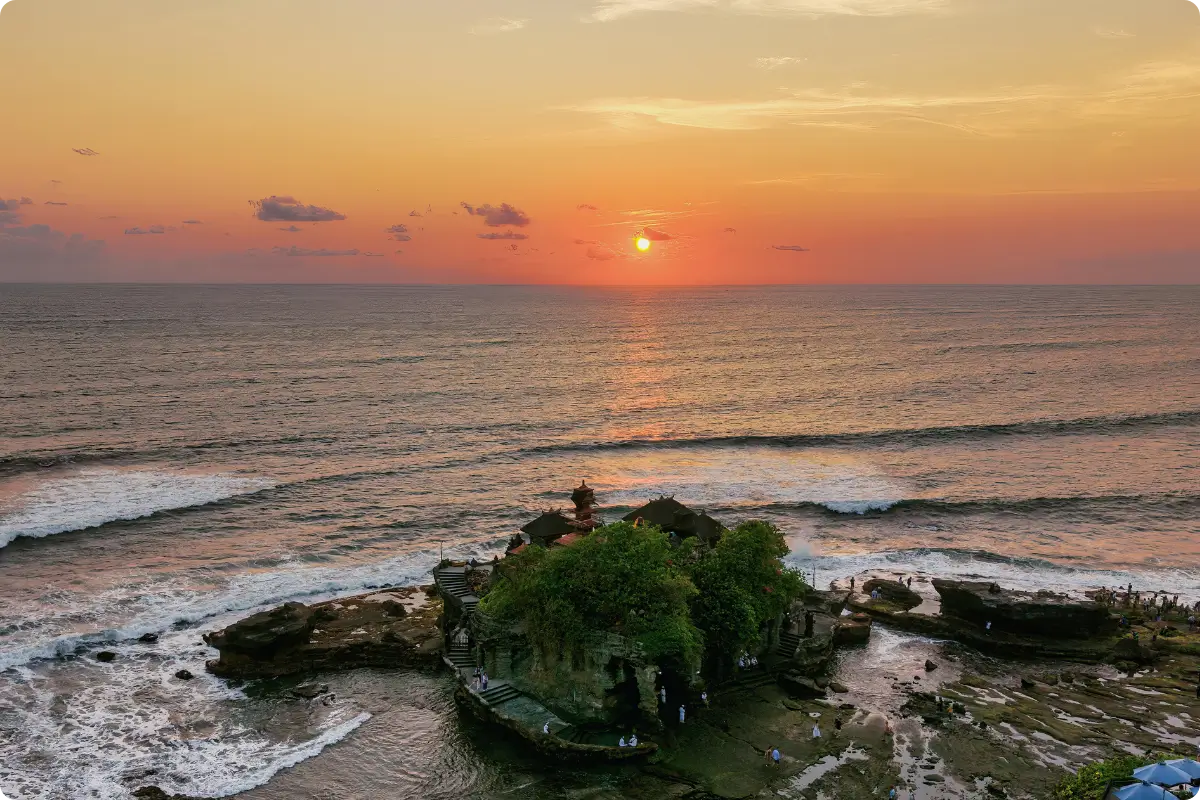 Sunset Views at Tanah Lot Temple