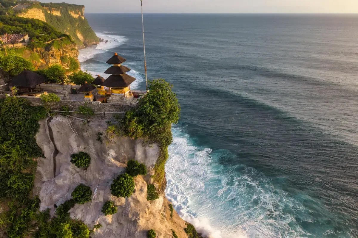 View of Uluwatu Temple in Bali