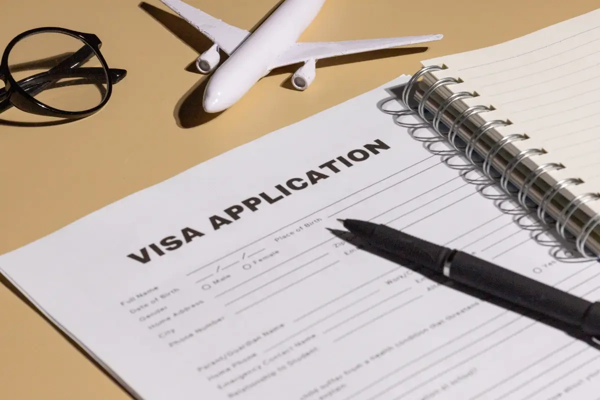 Visa documents desk