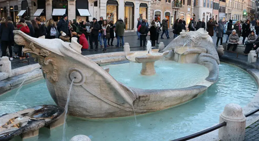 Fountains are in abundance in Rome