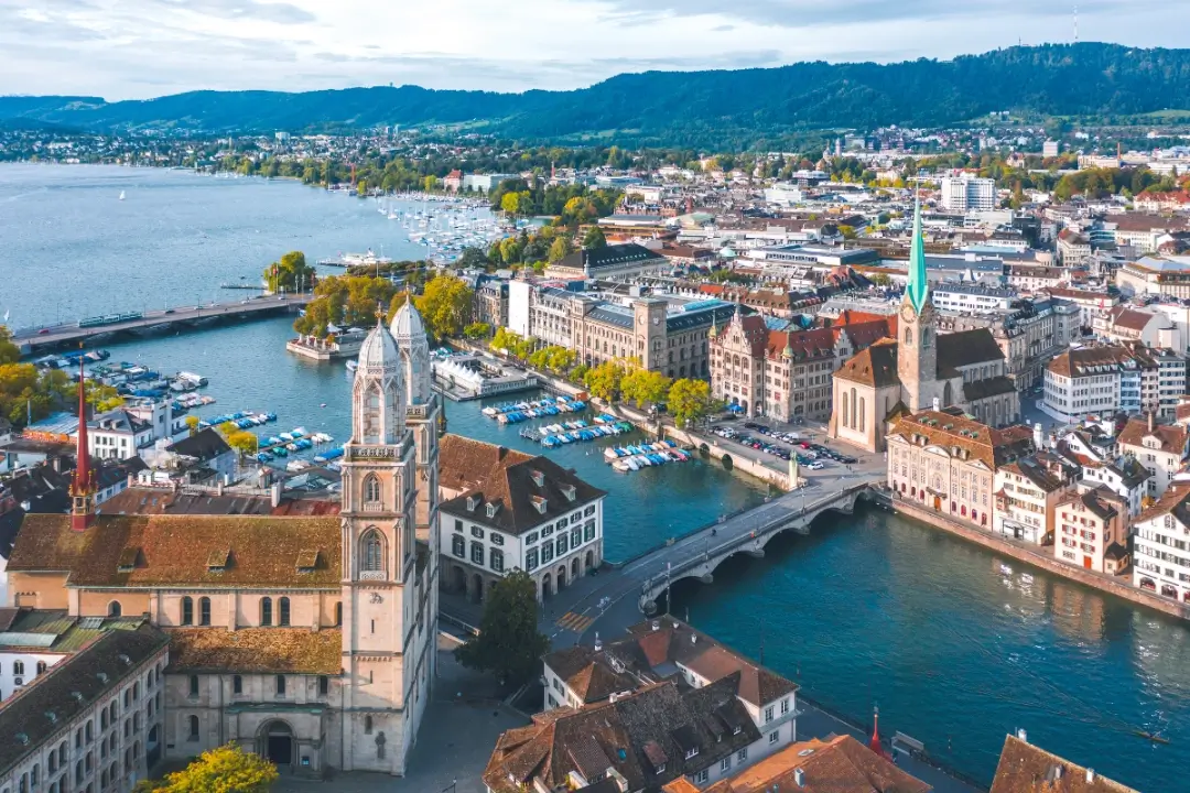 Cityscape of Zurich, Switzerland
