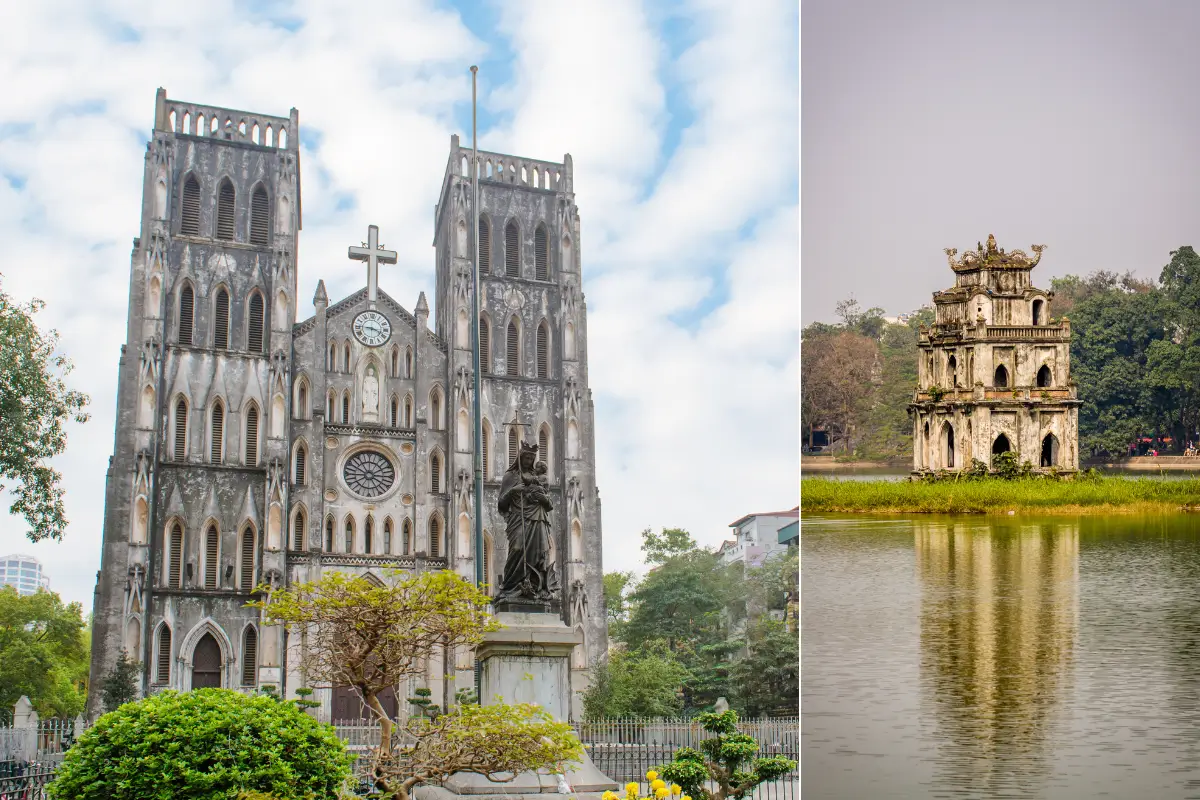 St. Joseph’s Cathedral & Hoan Kiem Lake