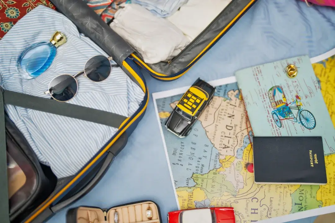 traveler packing backpack