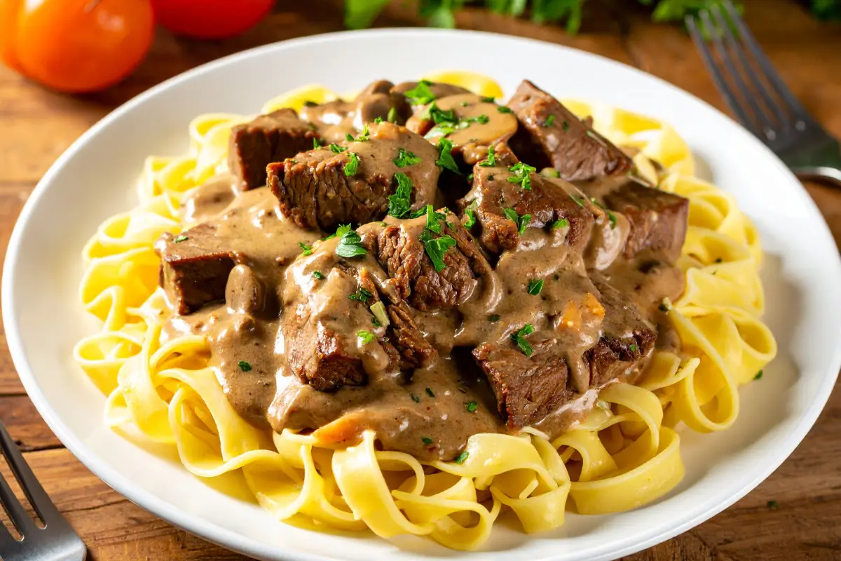 Beef Stroganoff