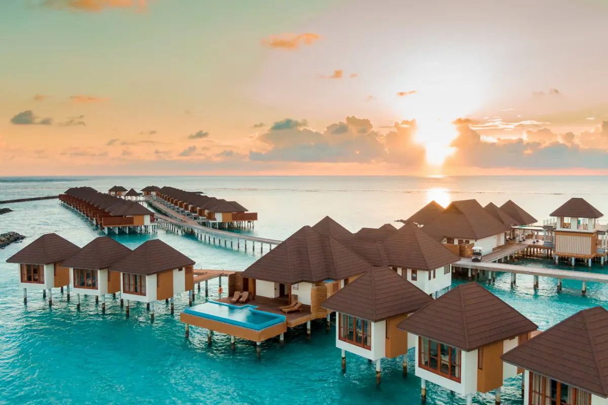 Maldives resort view