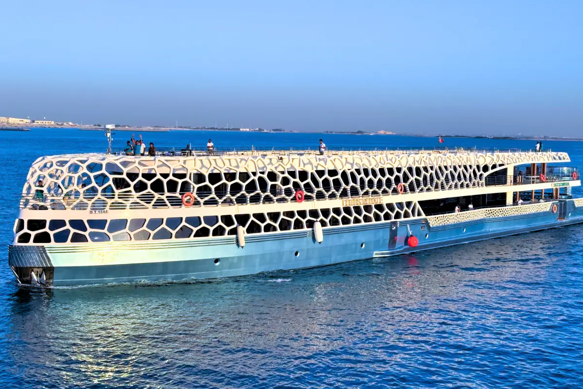 Royale Mega Yacht Dinner Cruise, luxurious experience at Dubai Marina