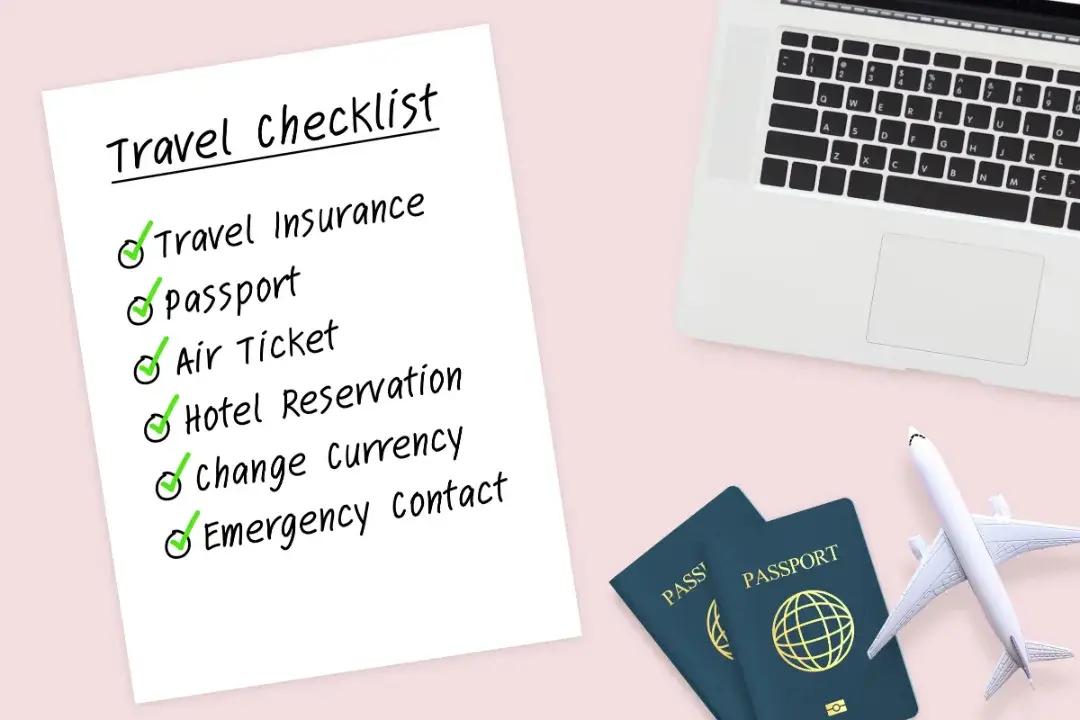 international travel checklist