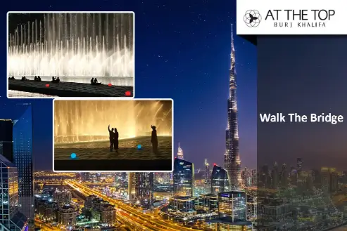 Dubai Fountain Walk Bridge 