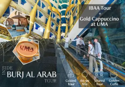 Tour + Gold Cappuccino At Uma Lounge