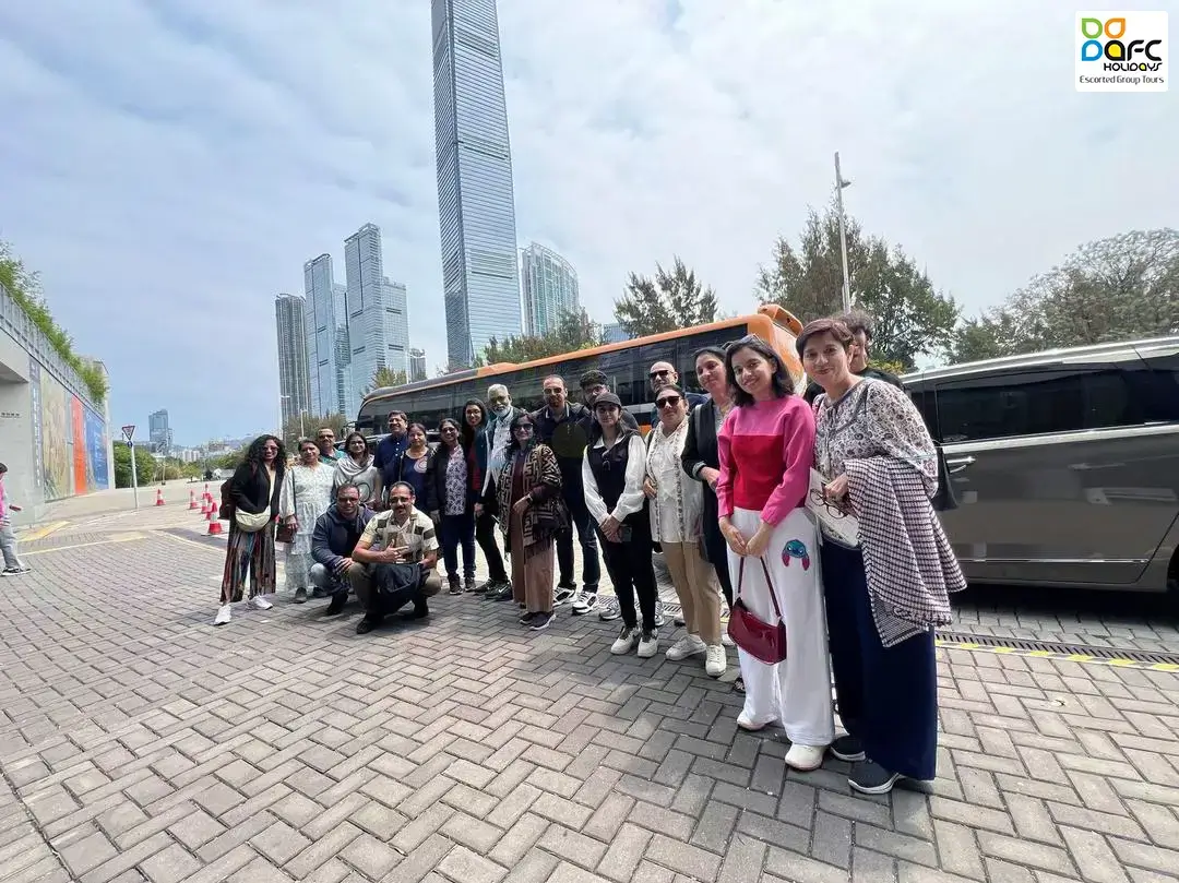 Travelers on Hong Kong Tour Packages from Dubai
