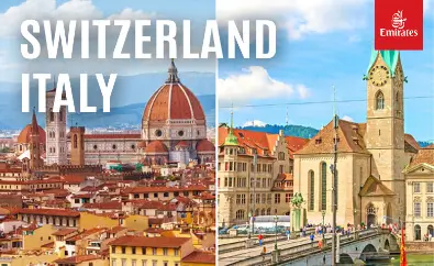 Switzerland + Italy Tours