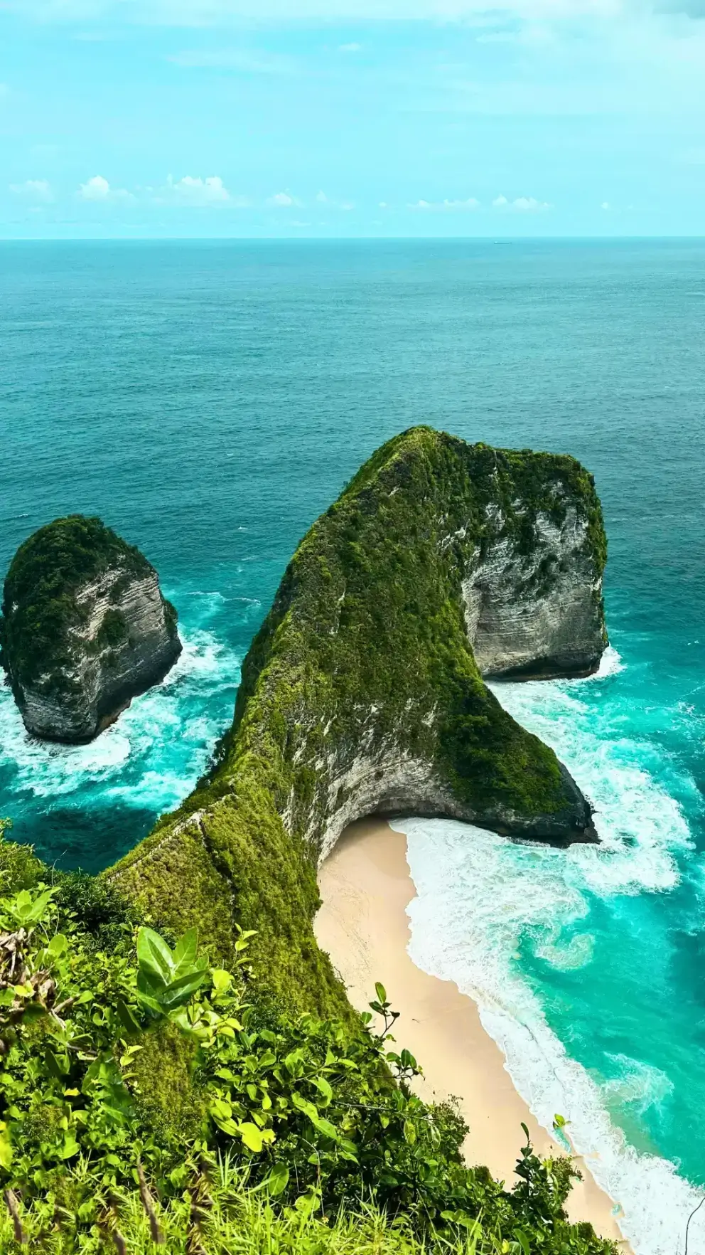Rice terraces and tropical landscape in Bali
