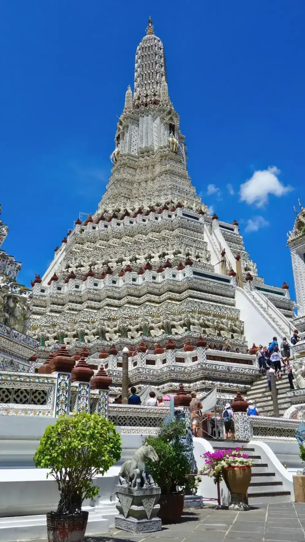 Bangkok temples and skyline, Thailand