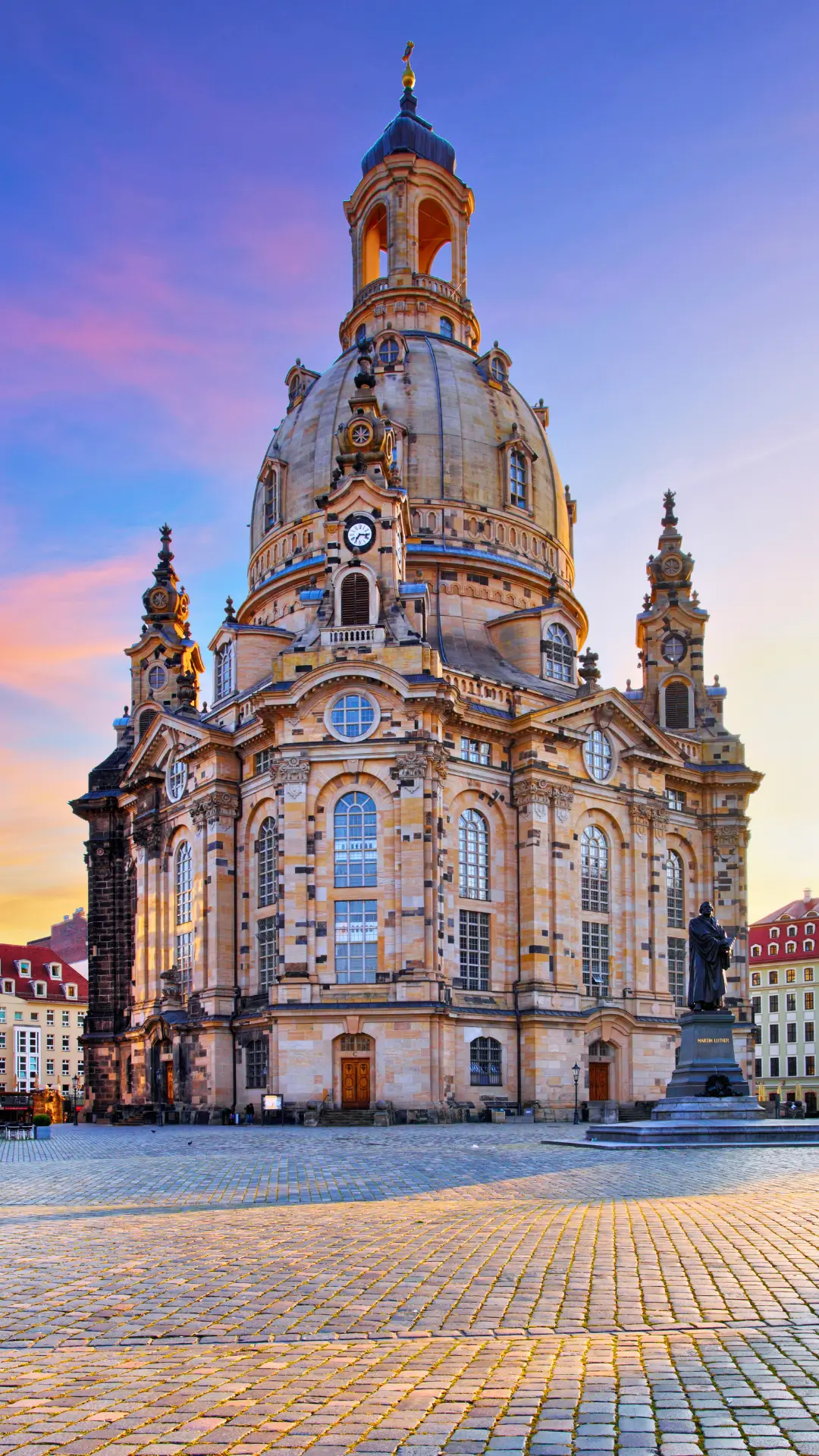 Historic German city architecture and scenic landscapes