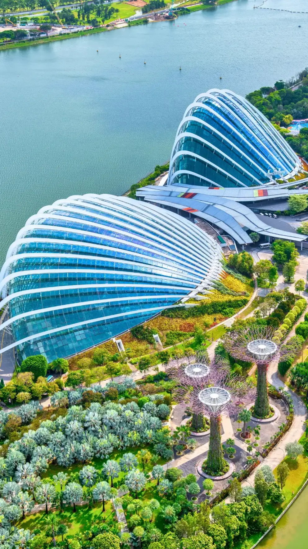 Singapore city skyline